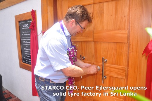 STARCO расширяет производство цельнолитых шин на своем заводе в Шри-Ланке